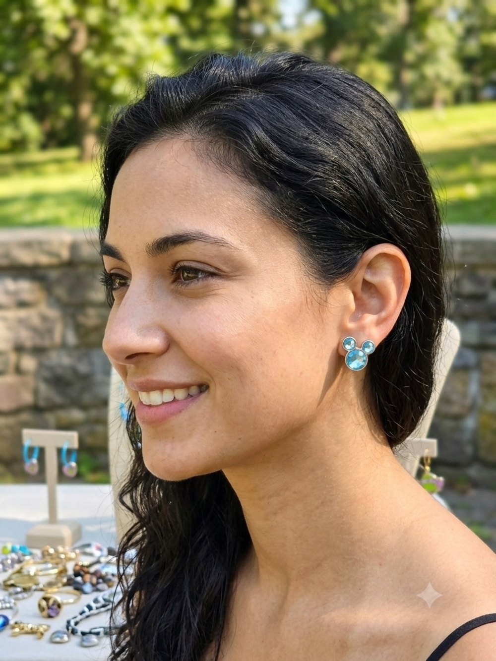 Trio of Earrings Inc Mickey Mouse Teenage Mutant Ninja Turtles Donatello & Hoop